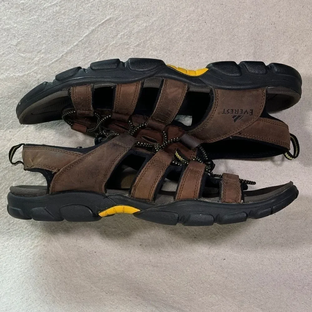 Everest 'Agile Brown' Hiking Water Sandals Mens Size 10.5M